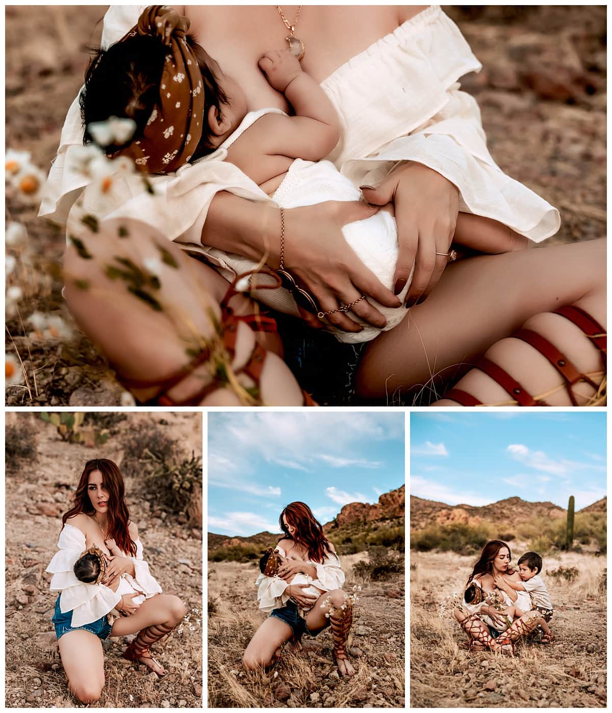Mom holds baby girl for their family lifestyle session by MacKenzie Pudenz Photography.